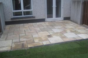 View 4 from project Circular Sandstone Patio With Quartz Walling