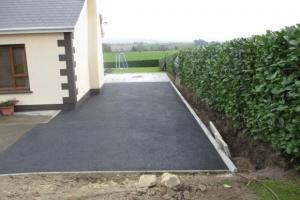 Completed driveway.  from project Tarmacadam Drive, Carlow