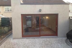 After, new extension with patio.  from project Extension, Griffith Court, Marino, Dublin 3