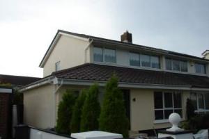 Side view of house.  from project Cabinteely Exterior Renovation