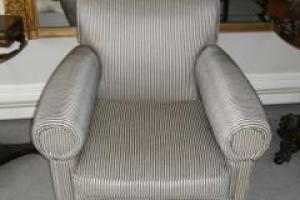 After, the same armchair, as good as new.  from project Chair Upholstery Dublin