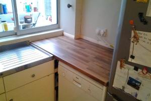 After from project New Timber Kitchen Worktop