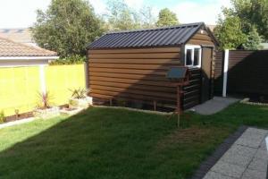 After - shed installed from project Garden Shed Installed