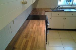 After from project New Timber Kitchen Worktop