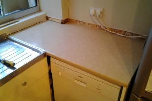 Before from project New Timber Kitchen Worktop