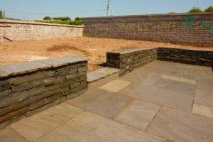 View 3 from project Sandstone Patio In Ballincollig, Co. Cork