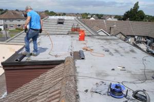 View 3 from project Flat Roof Repair on Dormer