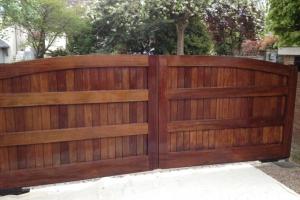 After from project Driveway Gates Oiled Castleknock Dublin 15