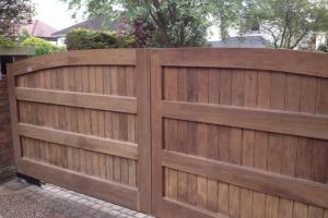 Before from project Driveway Gates Oiled Castleknock Dublin 15