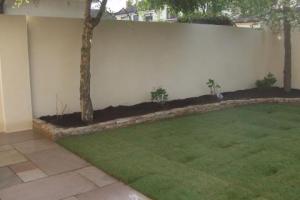 After from project Garden, Patio and Shed Makeover