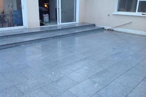 and after! from project Celbridge Granite Paving