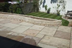 After from project Indian Sandstone Patio