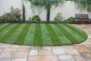 After from project Natural Grass Lawns