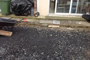 Before from project Celbridge Granite Paving