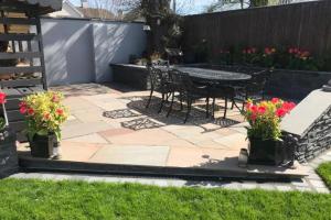 View 1 from project Landscaping and Patio in Dundrum, Co. Dublin